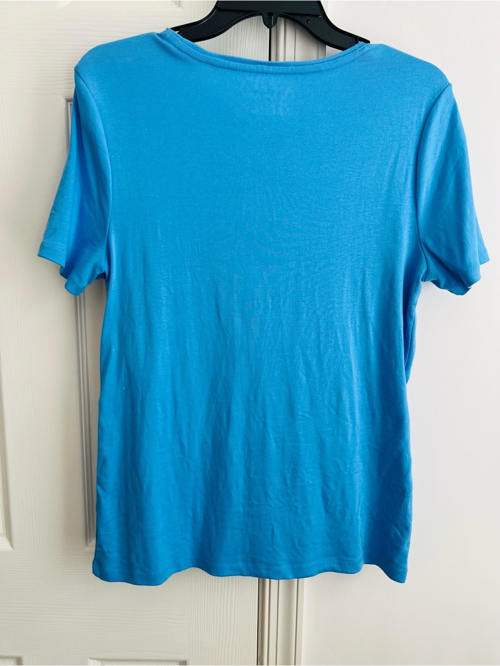 Talbots Women’s Crewneck T-Shirt — Bright Blue L - Picture 8 of 8